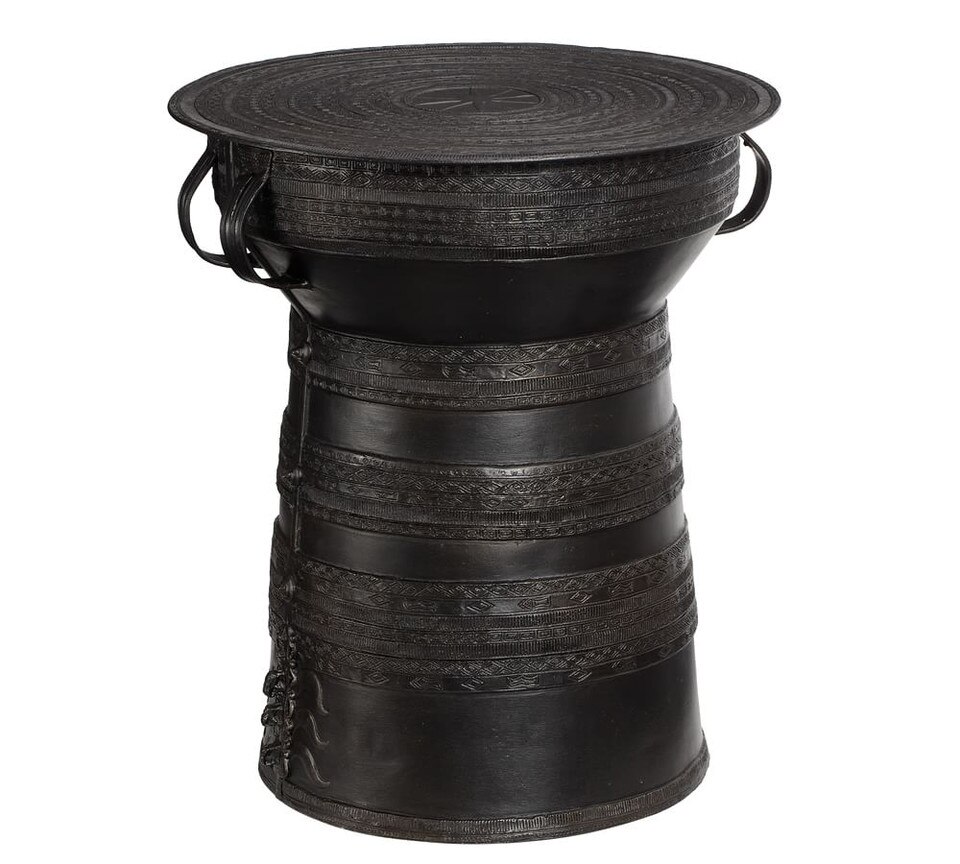 Frog Drum Indoor/Outdoor Metal Side Tables Pottery Barn Australia